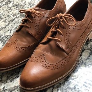 ASOS brown leather shoe